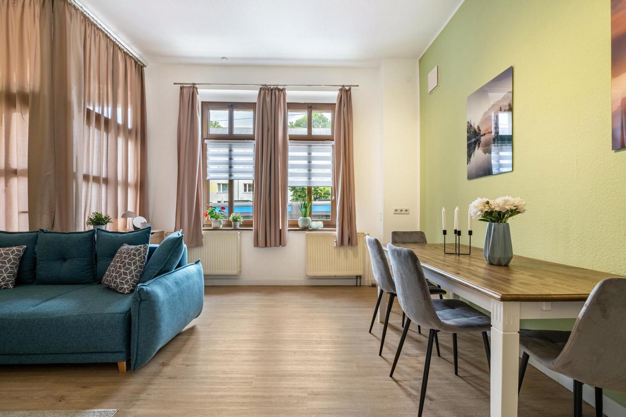 Zentrumsnahe Wohnung In Хемниц Экстерьер фото