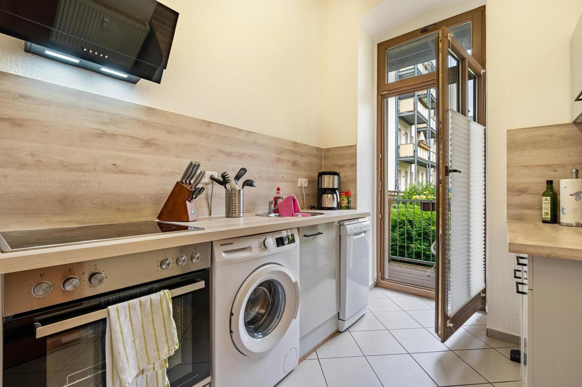 Zentrumsnahe Wohnung In Хемниц Экстерьер фото